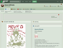 Tablet Screenshot of mazeruokinata.deviantart.com