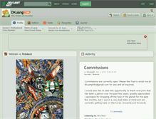 Tablet Screenshot of dkuang.deviantart.com