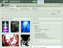 Tablet Screenshot of drachir.deviantart.com