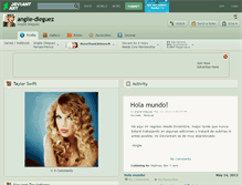 Tablet Screenshot of angiie-dieguez.deviantart.com