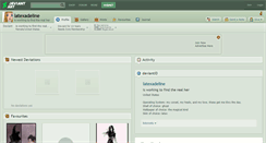 Desktop Screenshot of latexadeline.deviantart.com