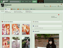 Tablet Screenshot of einmensch.deviantart.com