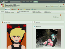 Tablet Screenshot of organisation13demyx.deviantart.com