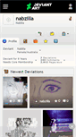 Mobile Screenshot of nabzilla.deviantart.com