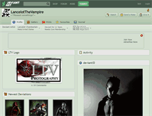 Tablet Screenshot of lancelotthevampire.deviantart.com