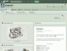 Tablet Screenshot of bluegender1.deviantart.com