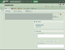 Tablet Screenshot of kateskirmish.deviantart.com