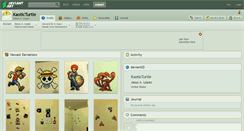 Desktop Screenshot of kaoticturtle.deviantart.com