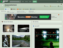 Tablet Screenshot of 4seasonadventure.deviantart.com