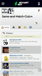 Mobile Screenshot of game-and-watch-club.deviantart.com