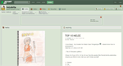 Desktop Screenshot of holydelita.deviantart.com