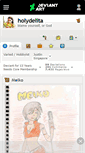 Mobile Screenshot of holydelita.deviantart.com