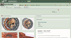 Desktop Screenshot of kick-in-the-head.deviantart.com