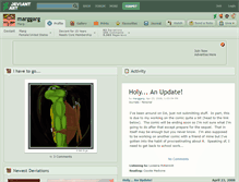 Tablet Screenshot of marggarg.deviantart.com