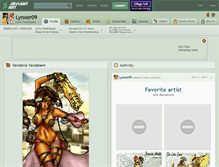 Tablet Screenshot of lynxer09.deviantart.com