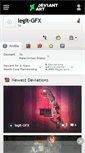 Mobile Screenshot of legit-gfx.deviantart.com