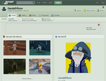 Tablet Screenshot of gandalfrrune.deviantart.com