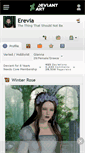 Mobile Screenshot of erevia.deviantart.com