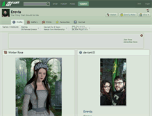 Tablet Screenshot of erevia.deviantart.com