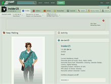 Tablet Screenshot of insider25.deviantart.com