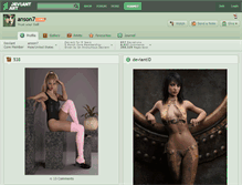 Tablet Screenshot of anson7.deviantart.com