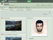Tablet Screenshot of joanchris.deviantart.com