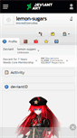 Mobile Screenshot of lemon-sugars.deviantart.com