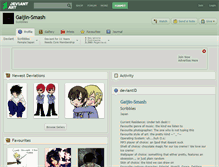 Tablet Screenshot of gaijin-smash.deviantart.com