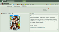 Desktop Screenshot of ladydarkfire.deviantart.com