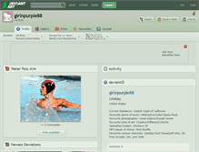 Tablet Screenshot of girlnpurple88.deviantart.com