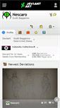 Mobile Screenshot of nescaro.deviantart.com