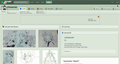 Desktop Screenshot of crimsonciel.deviantart.com
