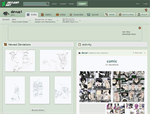 Tablet Screenshot of devua1.deviantart.com