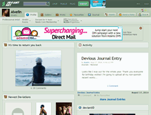 Tablet Screenshot of aivelin.deviantart.com
