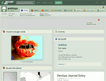 Tablet Screenshot of ambitoys.deviantart.com