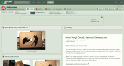 Desktop Screenshot of kidbomber.deviantart.com