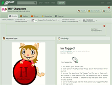 Tablet Screenshot of htf-characters.deviantart.com