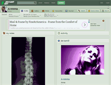 Tablet Screenshot of a-nnnna.deviantart.com