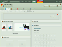 Tablet Screenshot of hinauchifan.deviantart.com