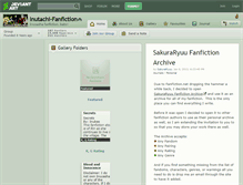 Tablet Screenshot of inutachi-fanfiction.deviantart.com