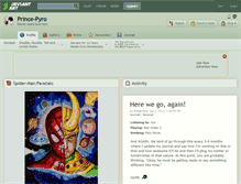 Tablet Screenshot of prince-pyro.deviantart.com