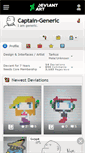 Mobile Screenshot of captain-generic.deviantart.com