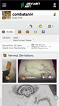 Mobile Screenshot of combatanm.deviantart.com