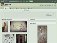 Tablet Screenshot of combatanm.deviantart.com
