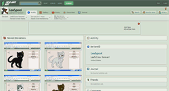 Desktop Screenshot of leafypool.deviantart.com