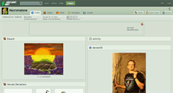 Desktop Screenshot of necromatone.deviantart.com