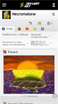 Mobile Screenshot of necromatone.deviantart.com
