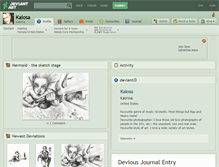 Tablet Screenshot of kalosa.deviantart.com