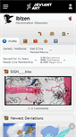 Mobile Screenshot of ibizen.deviantart.com