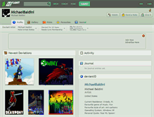 Tablet Screenshot of michaelbaldini.deviantart.com